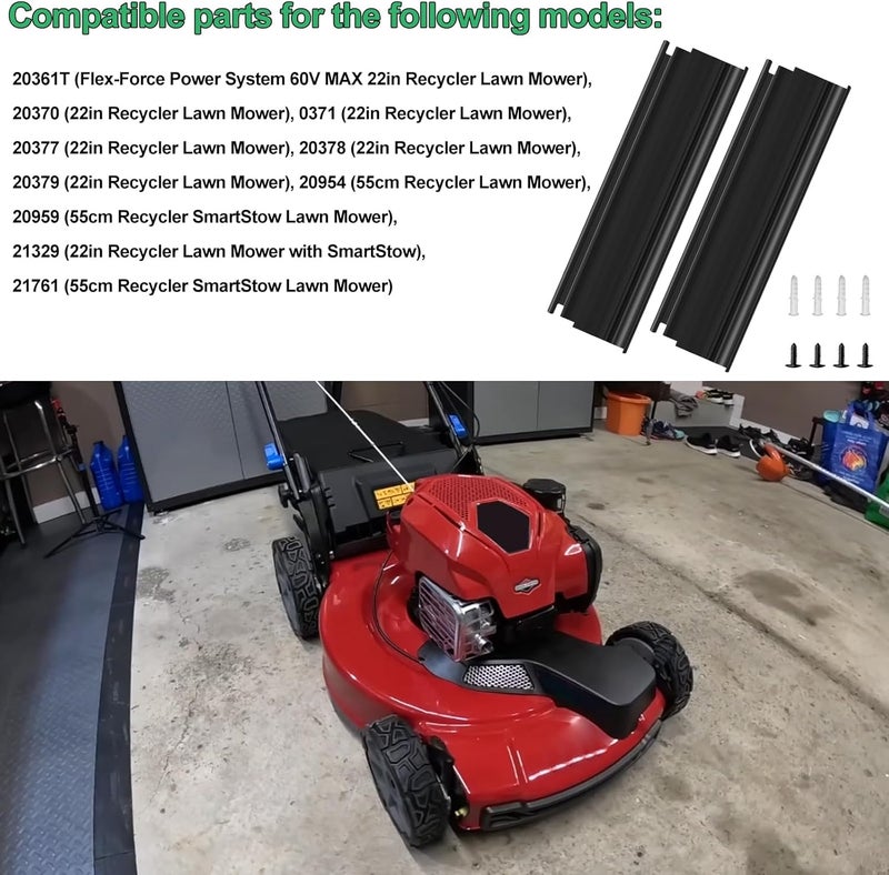 Rvanv 115-8420 144-6431 Trailing Shield for Toro 22" Recycler Lawn Mowers / 22” Walk Behind Lawn Mower, Compatible with 20330, 20330C, 20339C, 20331, 20350, 20331C, 20339, 20351, 20378, 20954, 20370 (2PCS) - Image 5